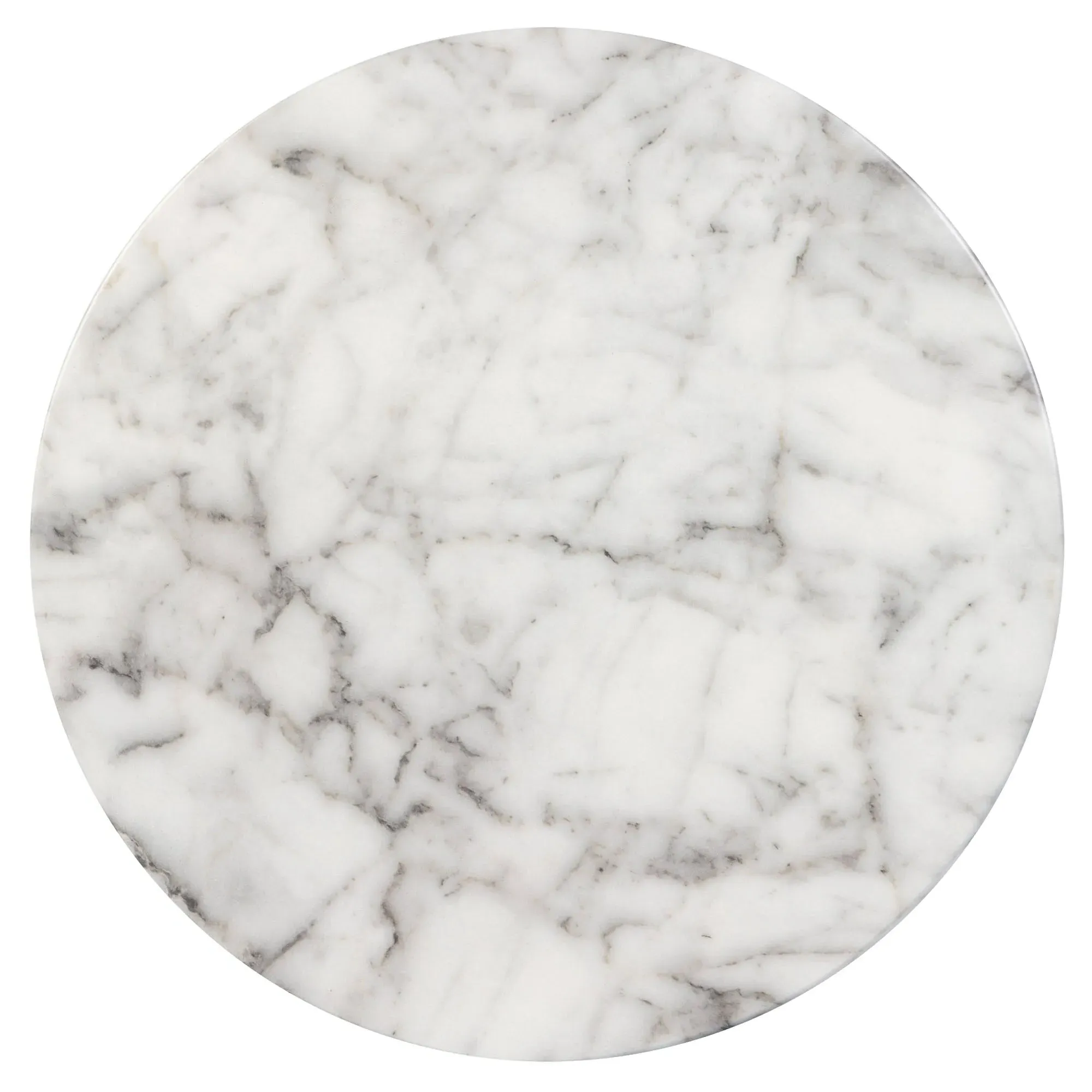 Sidney Hourglass End Table - White, Concrete