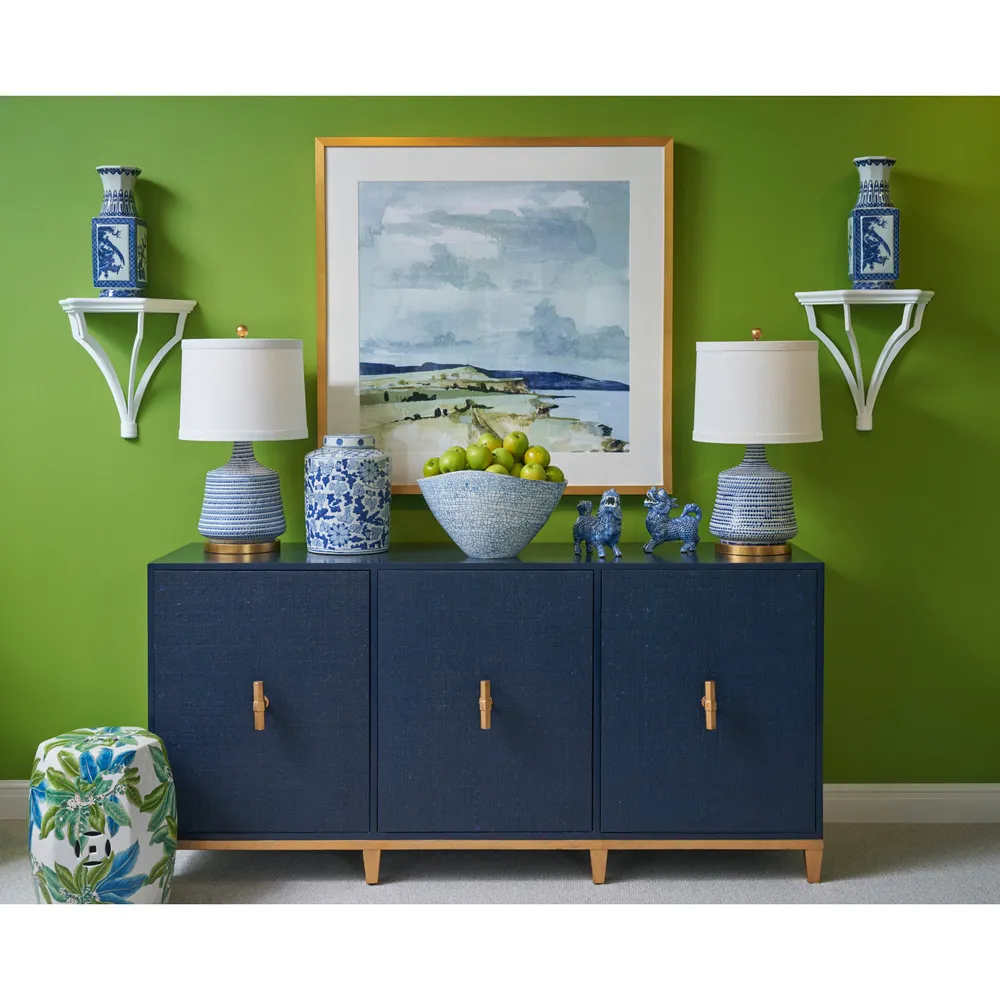 Siena Hand Glazed Porcelain Bowl - Blue