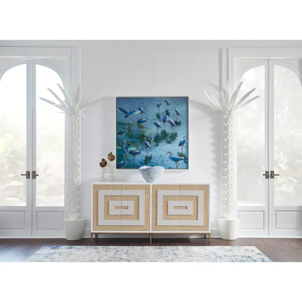 Siena Hand Glazed Porcelain Bowl - Blue