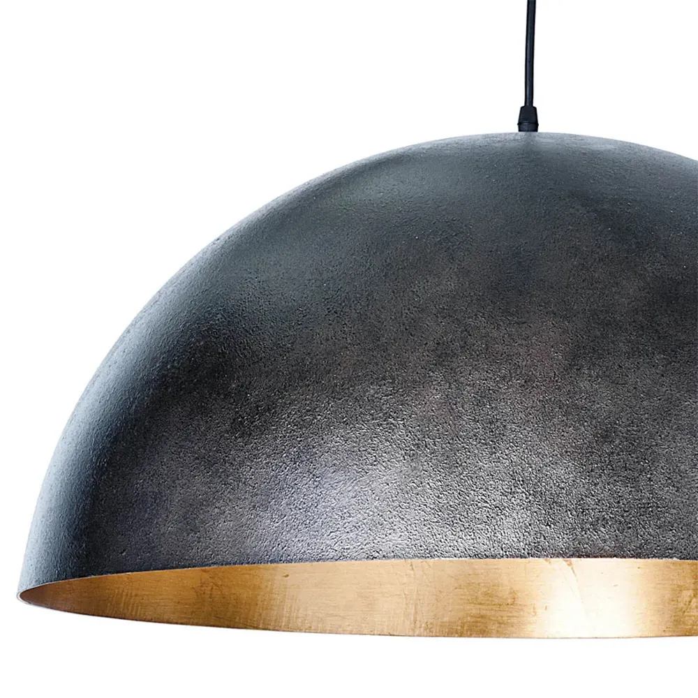 Sigmund Large Pendant Light - Black, Steel
