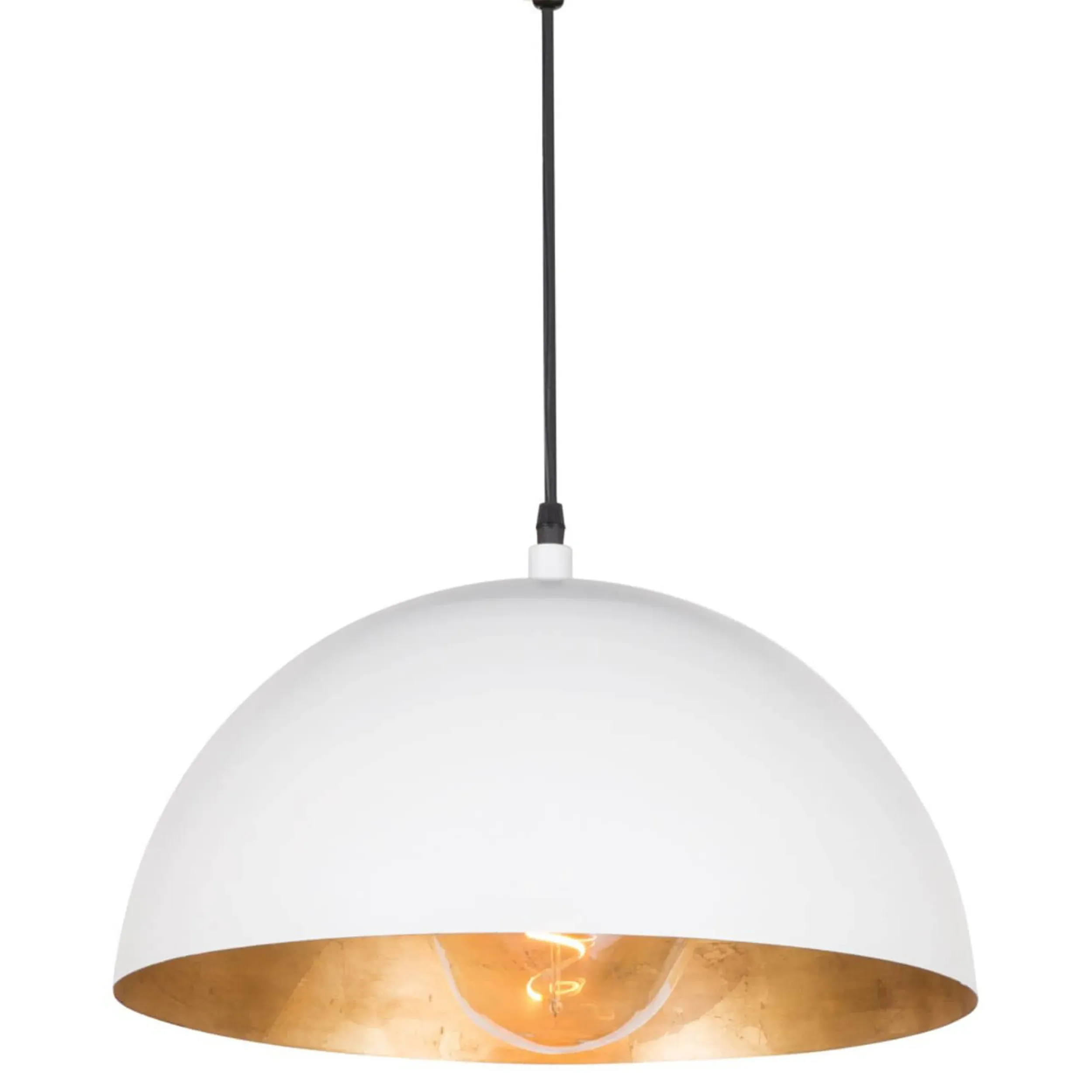 Sigmund Small Pendant Light - White, Steel