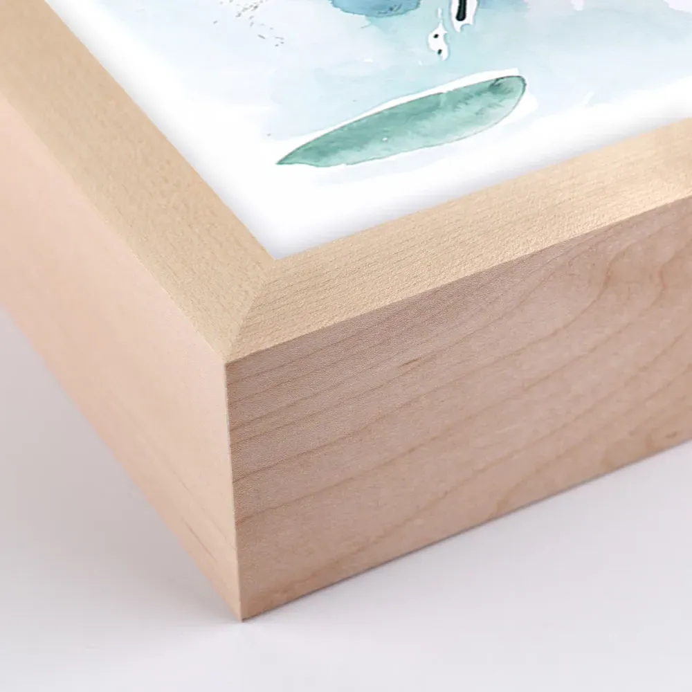 Signals To Change Painting - Natural Frame, Maplewood