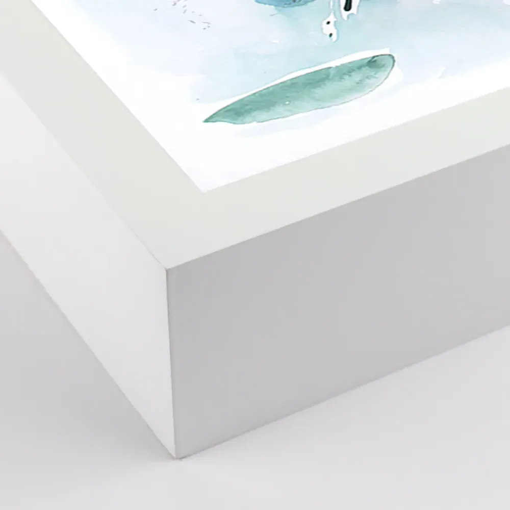 Signals To Change Painting - White Frame, Maplewood