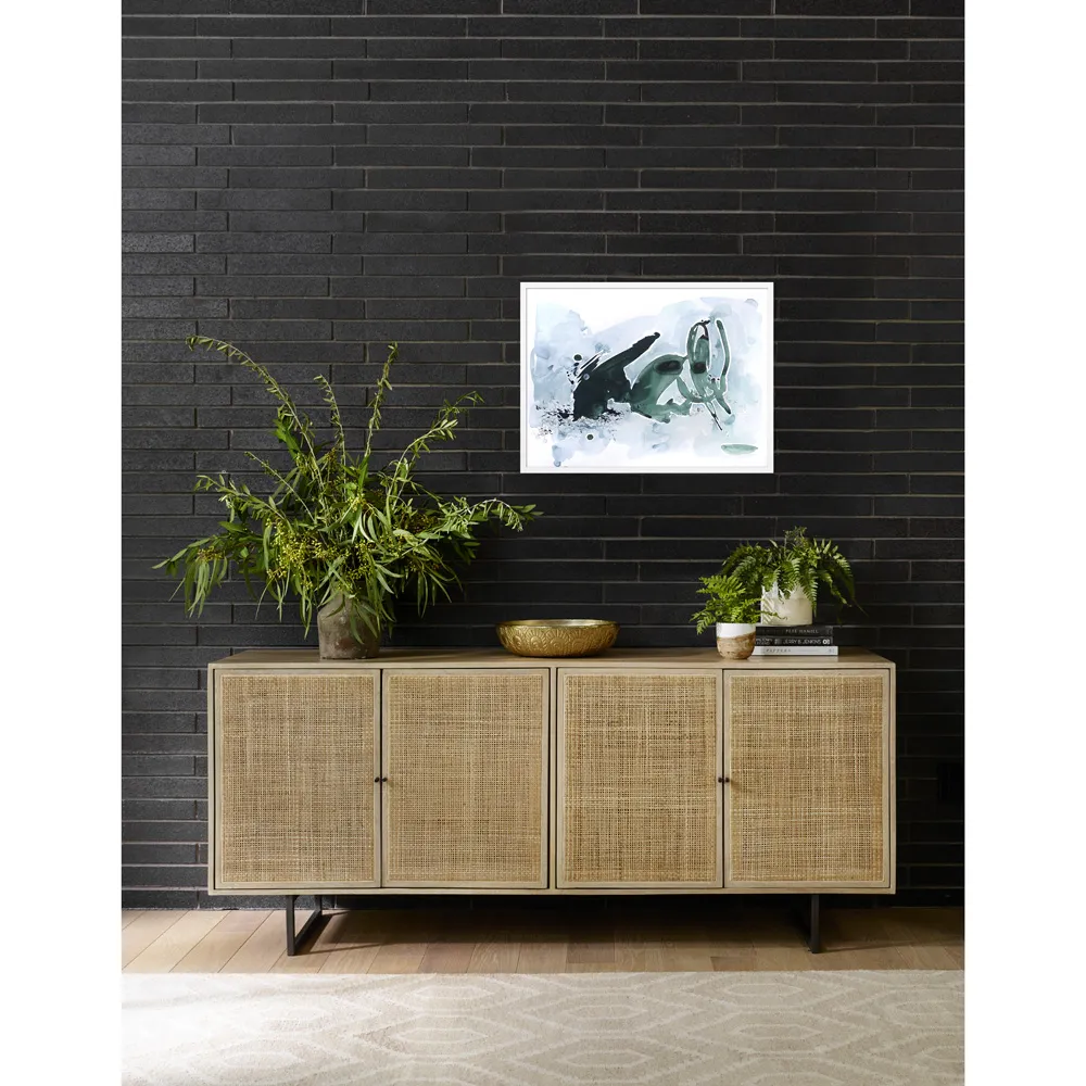 Signals To Change Painting - White Frame, Maplewood