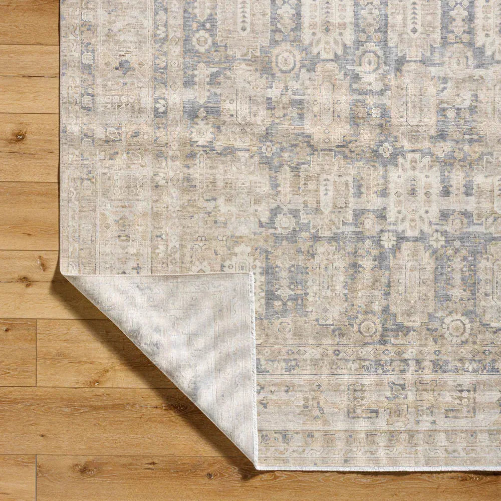 Sigrid Extra Large Tribal Patterned Rug - Beige, Wool