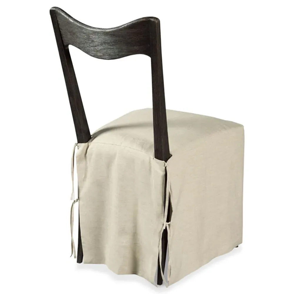 Silhouette Upholstered Dining Chair - Brown, Oak