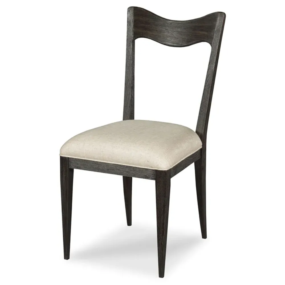 Silhouette Upholstered Dining Chair - Brown, Oak