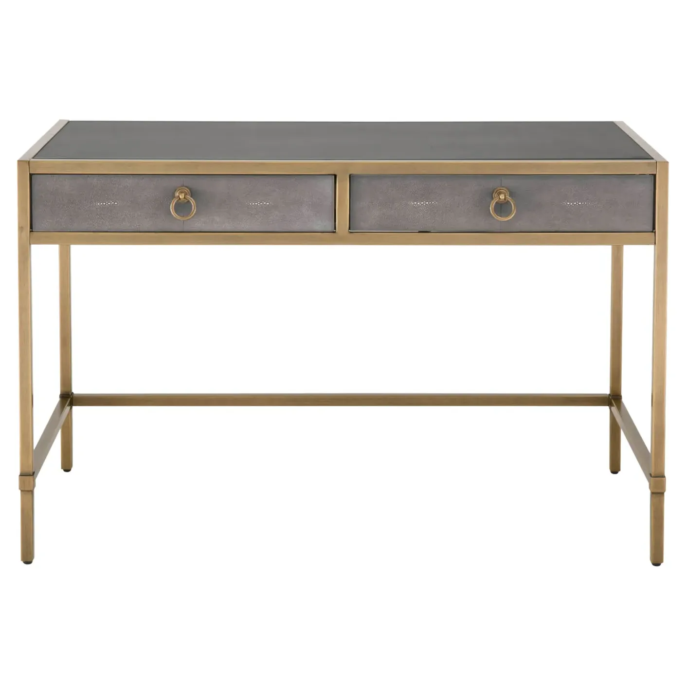 Simon Desk - Grey, Shagreen Resin image