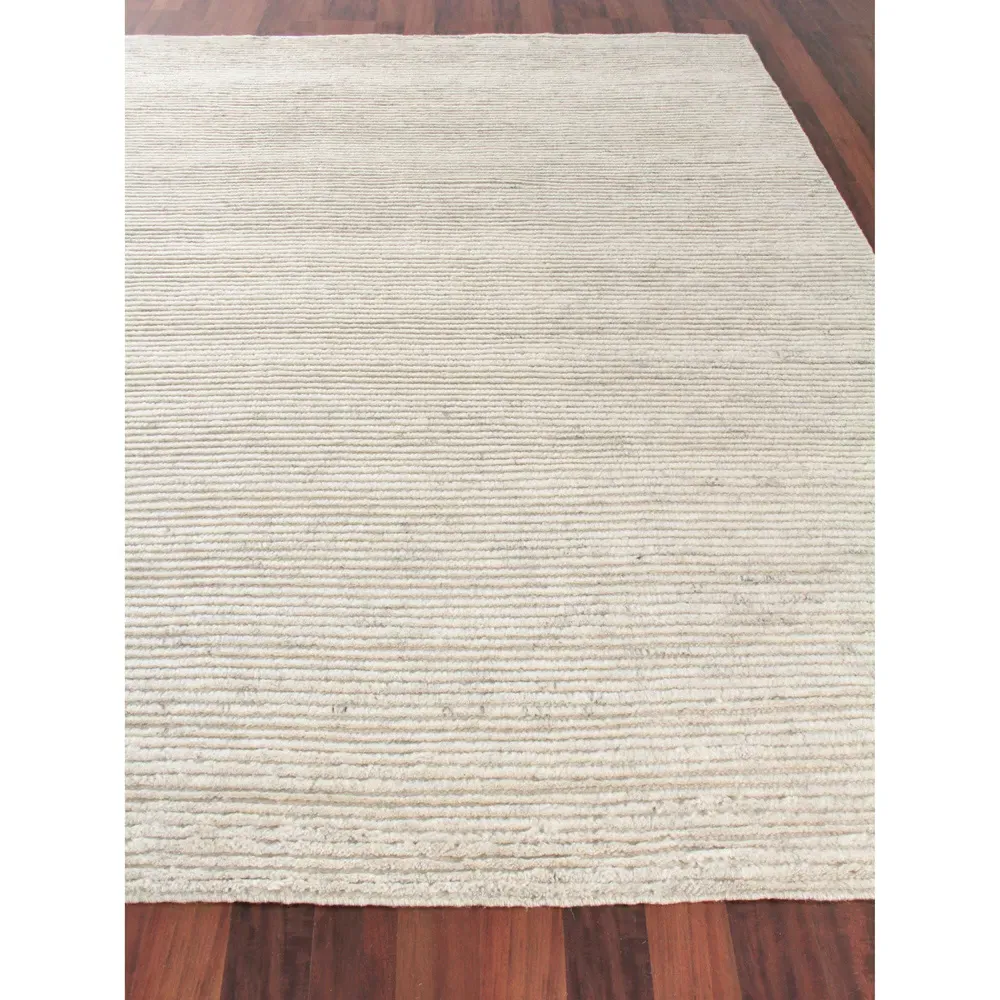 Simon Sample Hand Knotted Rug - Beige, Wool