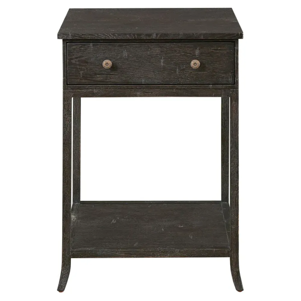 Sincerity Nightstand - Black, Oak