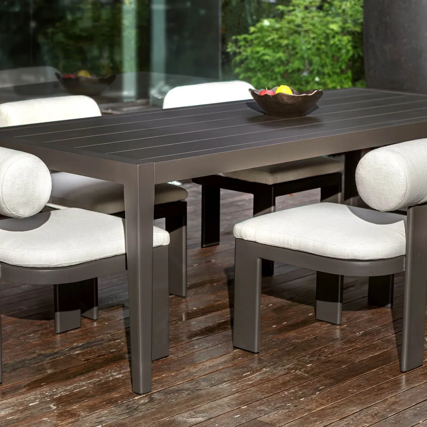 Skye Ruffled Decorative Bowl - Bronze, Aluminum