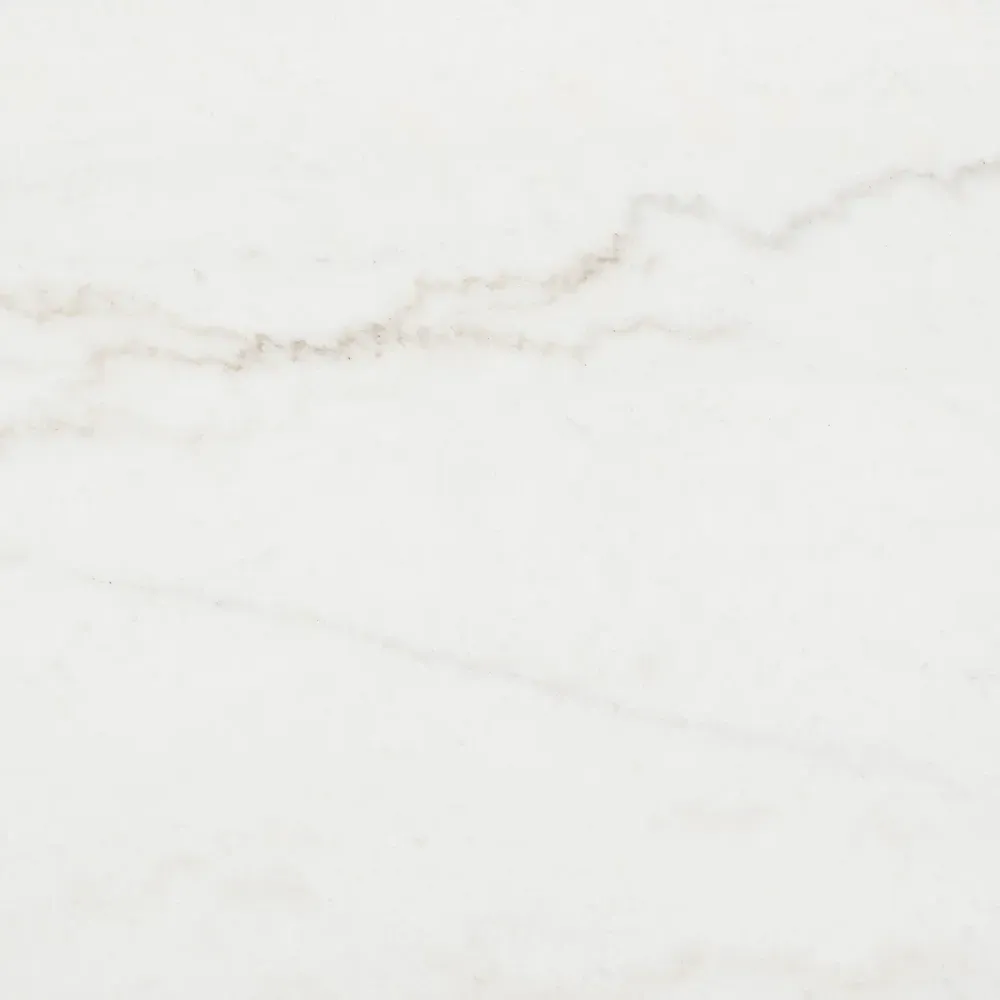 Skylar Round Pedestal Dining Table - White Marble, Grey Oak