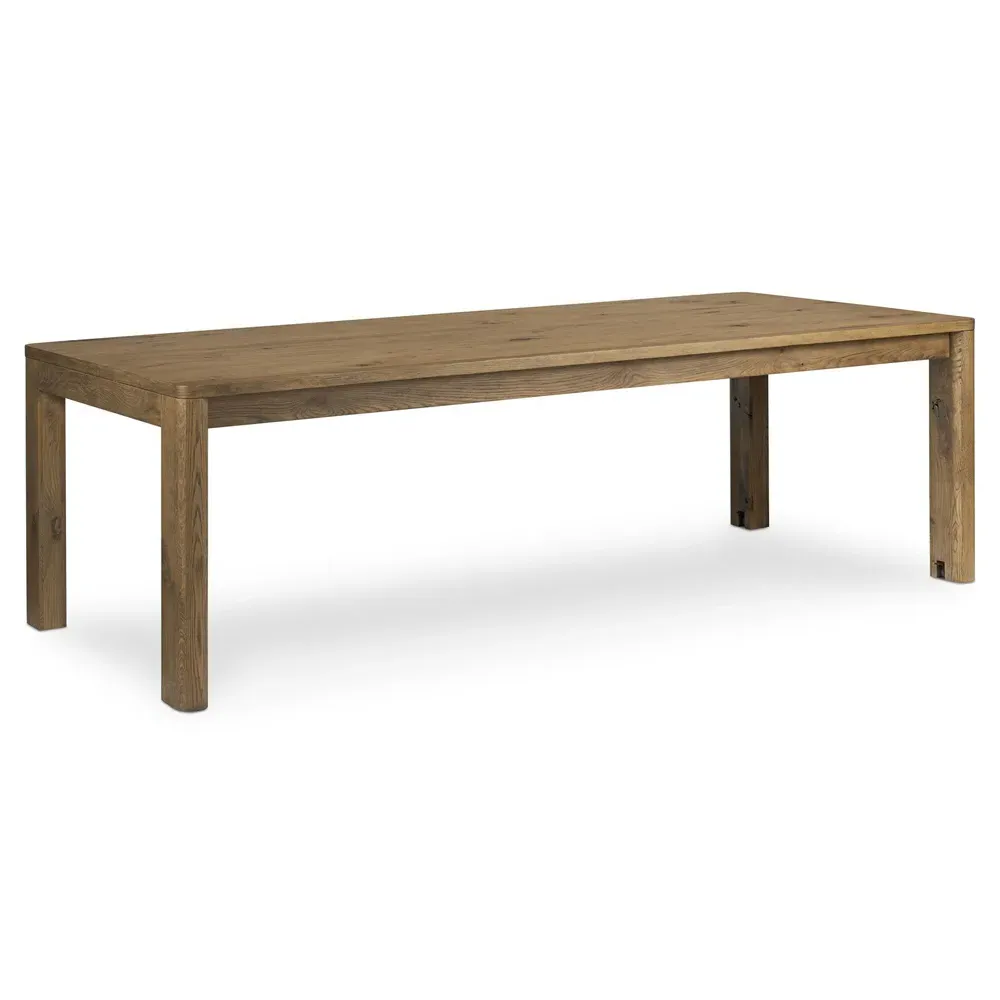 Slade Double Extendable Dining Table - Brown, Oak