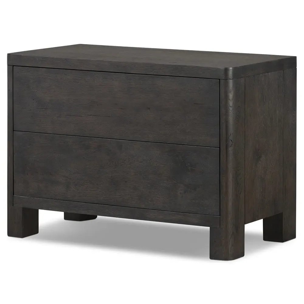 Slade Nightstand - Black, Oak