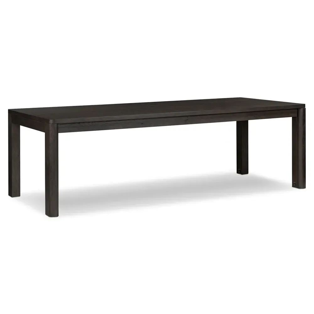 Slade Rectangular Extendable Dining Table - Black, Oak