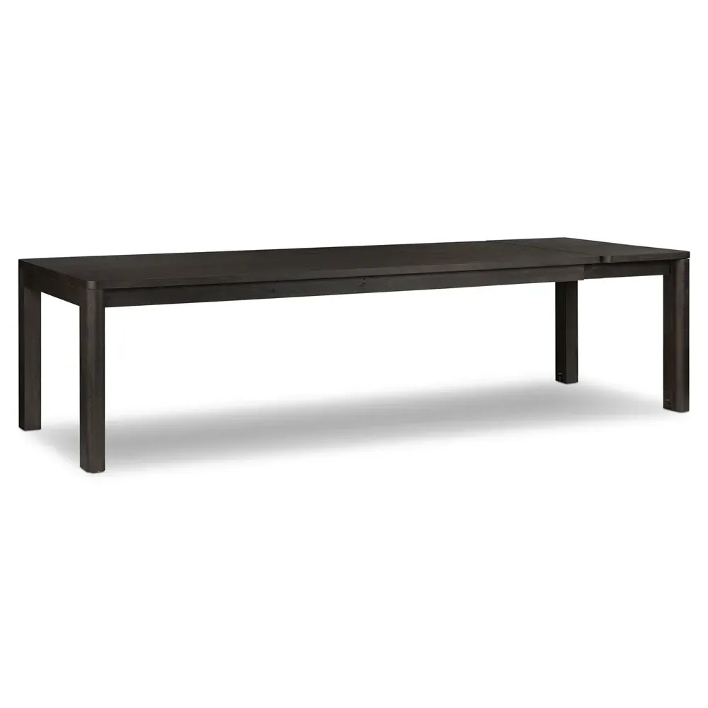 Slade Rectangular Extendable Dining Table - Black, Oak