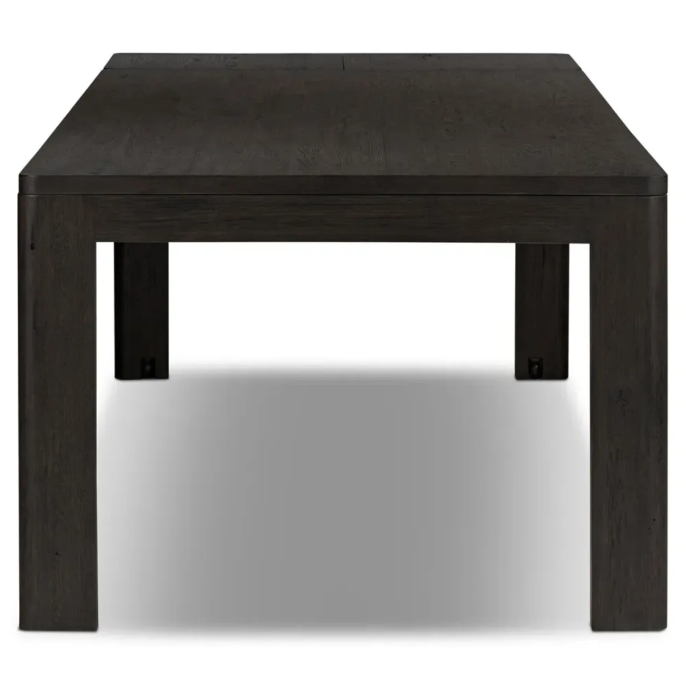 Slade Rectangular Extendable Dining Table - Black, Oak