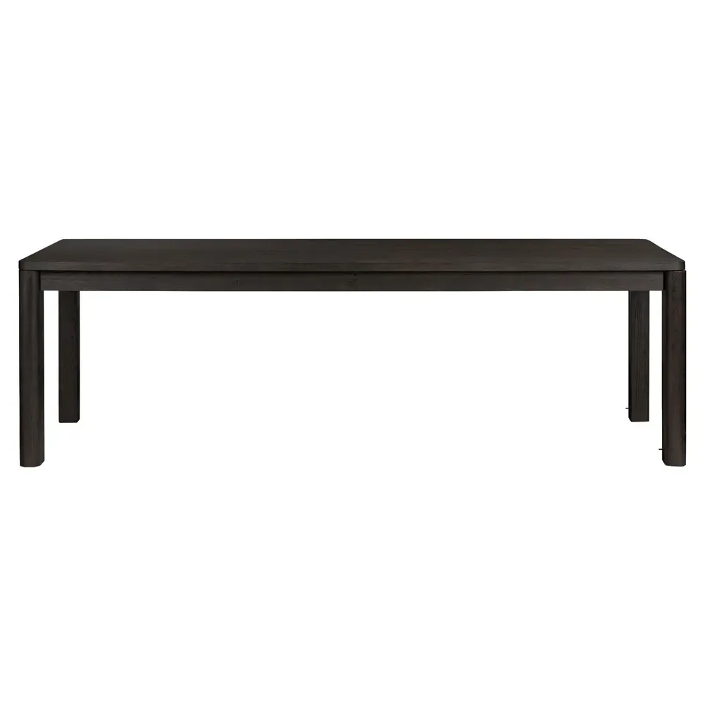 Slade Rectangular Extendable Dining Table - Black, Oak image