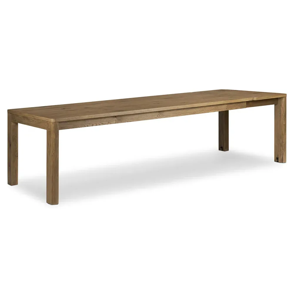 Slade Rectangular Extendable Dining Table - Brown, Oak