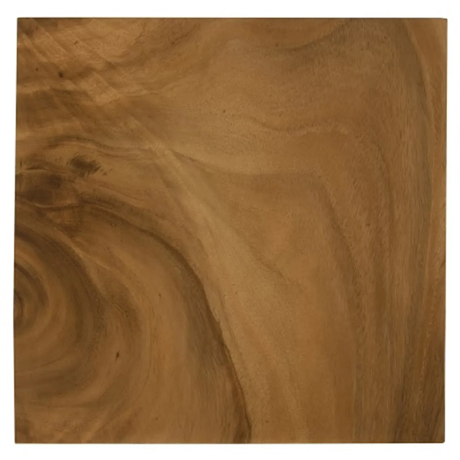 Slade Wood Plinth Pedestal - Brown, Acacia