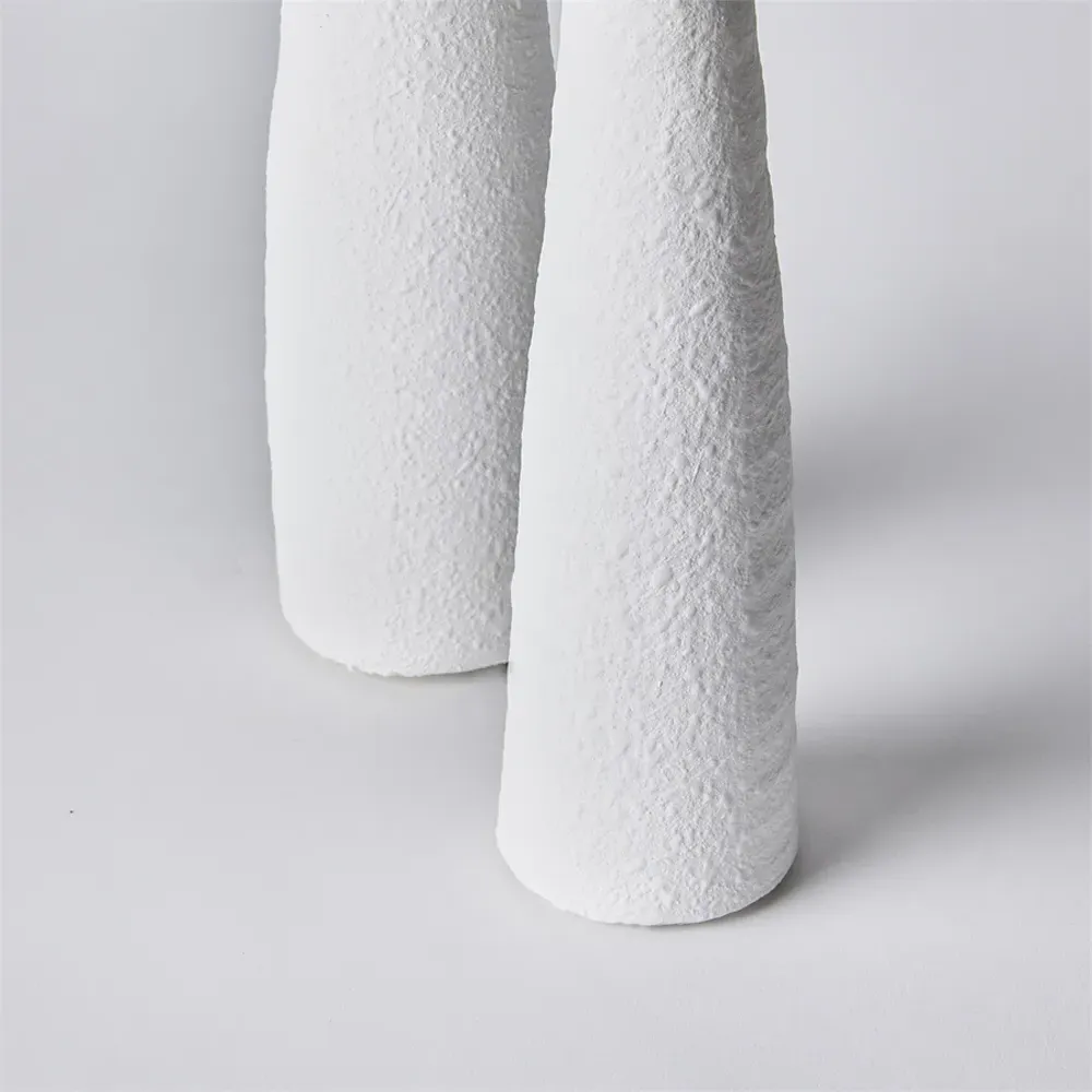 Sloane Candle Holder Set - White, Terracotta