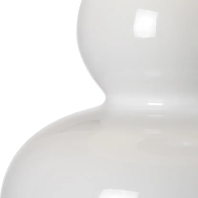 Sloane Double Gourd Ceramic Table Lamp - White