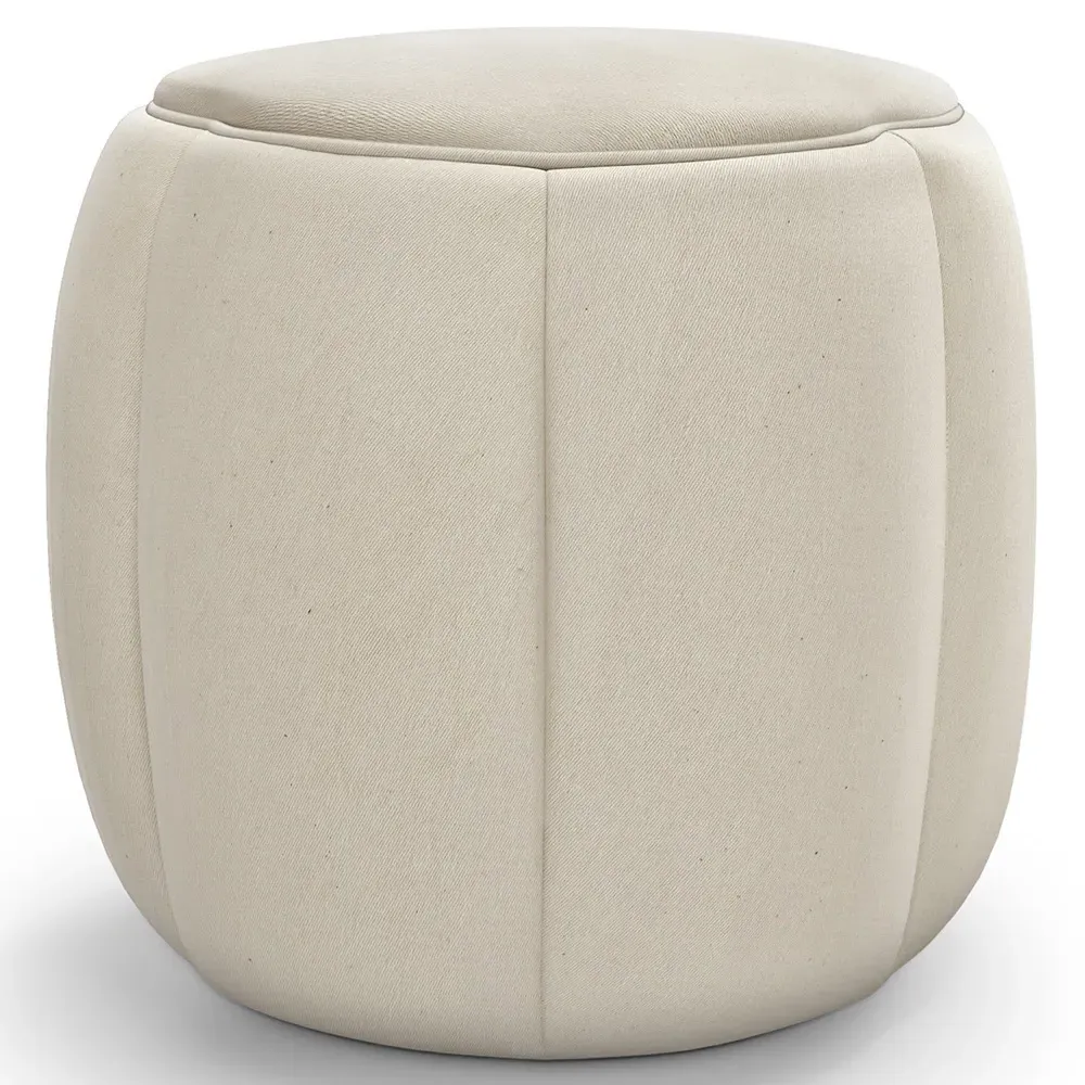 Sloane Square Ottoman - Toast, Sheepskin