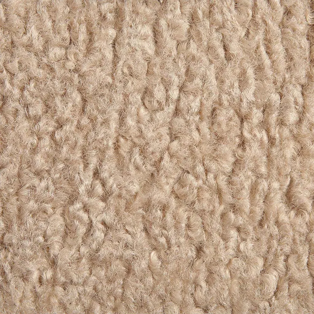 Sloane Square Ottoman - Toast, Sheepskin