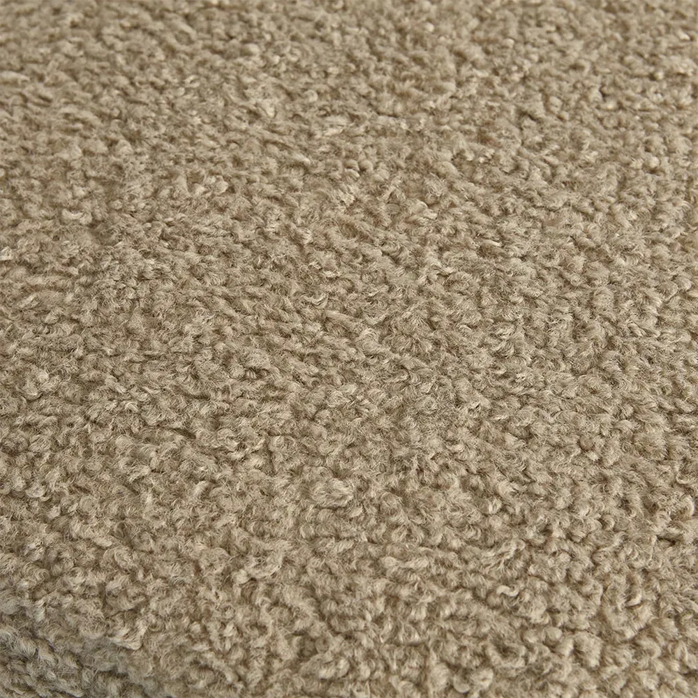 Sloane Square Ottoman - Toast, Sheepskin