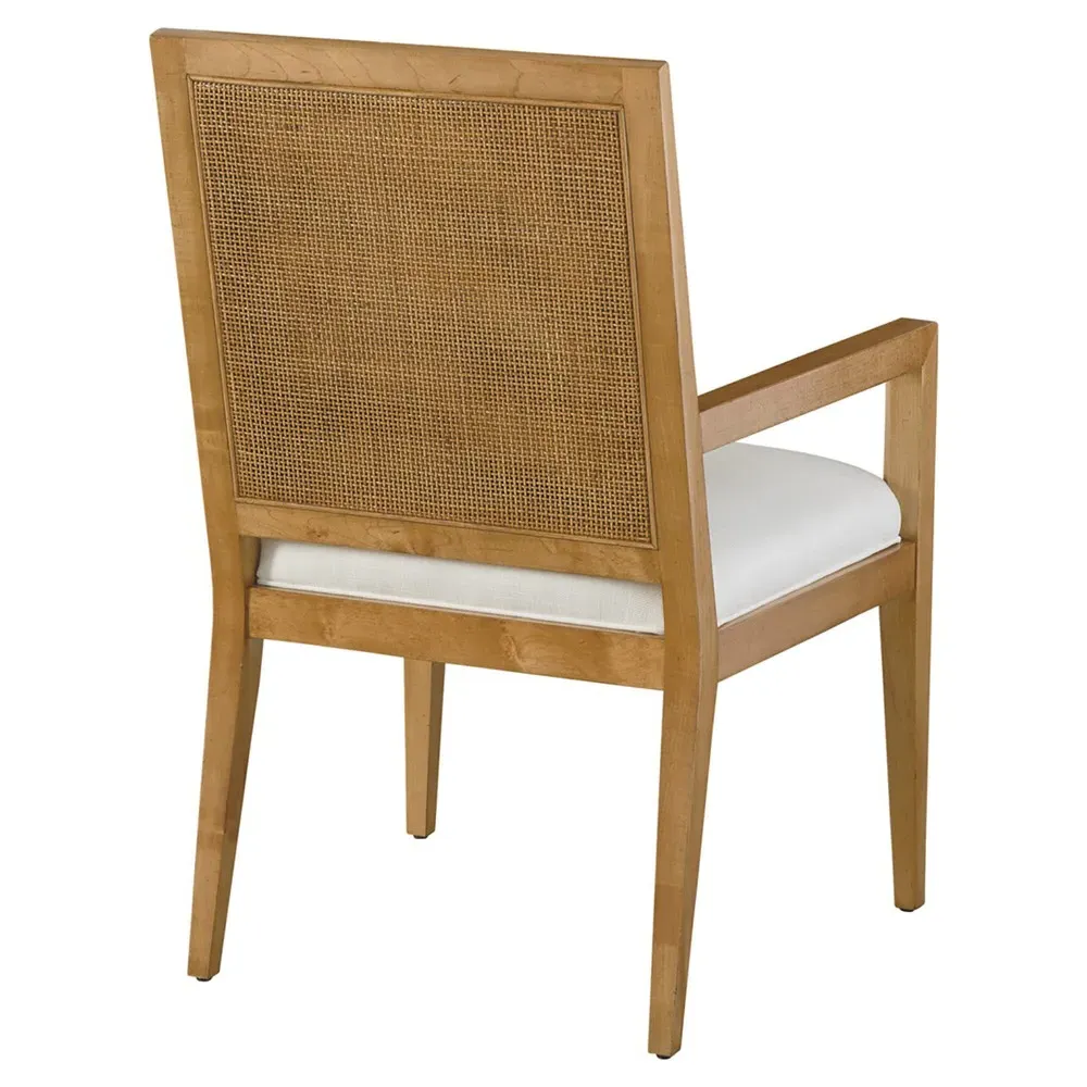 Smithcliff Cane Dining Arm Chair - Brown, Maple