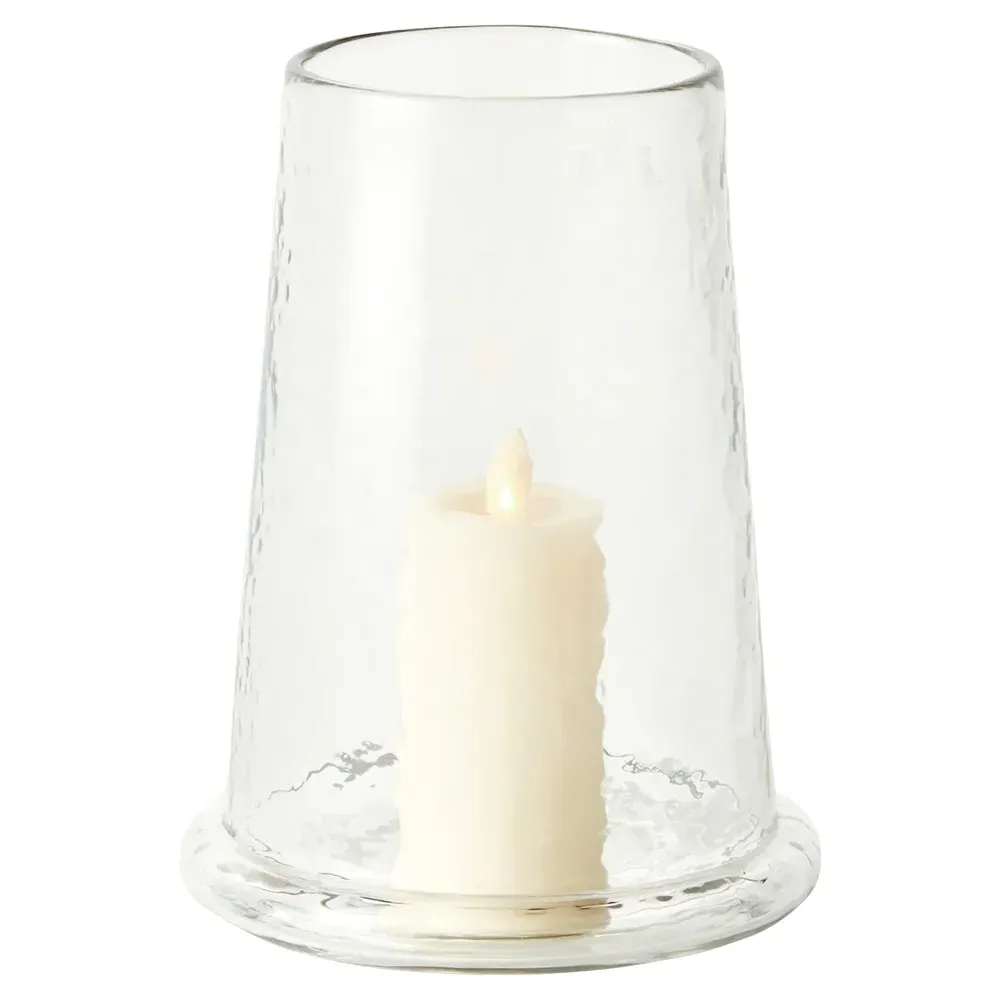 Solana Small Hurricane Candleholder - Clear, Glass image