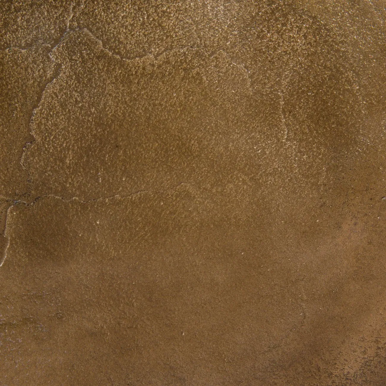 Soledad Oval Side Table Tripod Base - Antique Brass, Aluminum