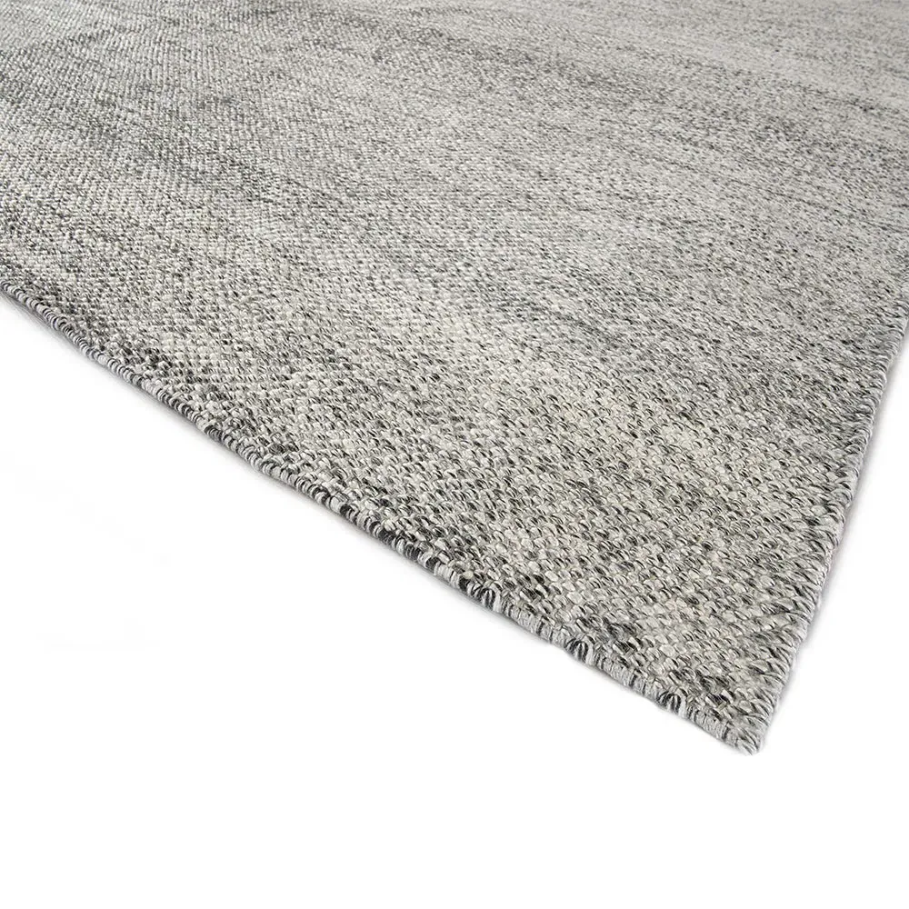 Soleil Patterned Rug - Black, PET Yarn