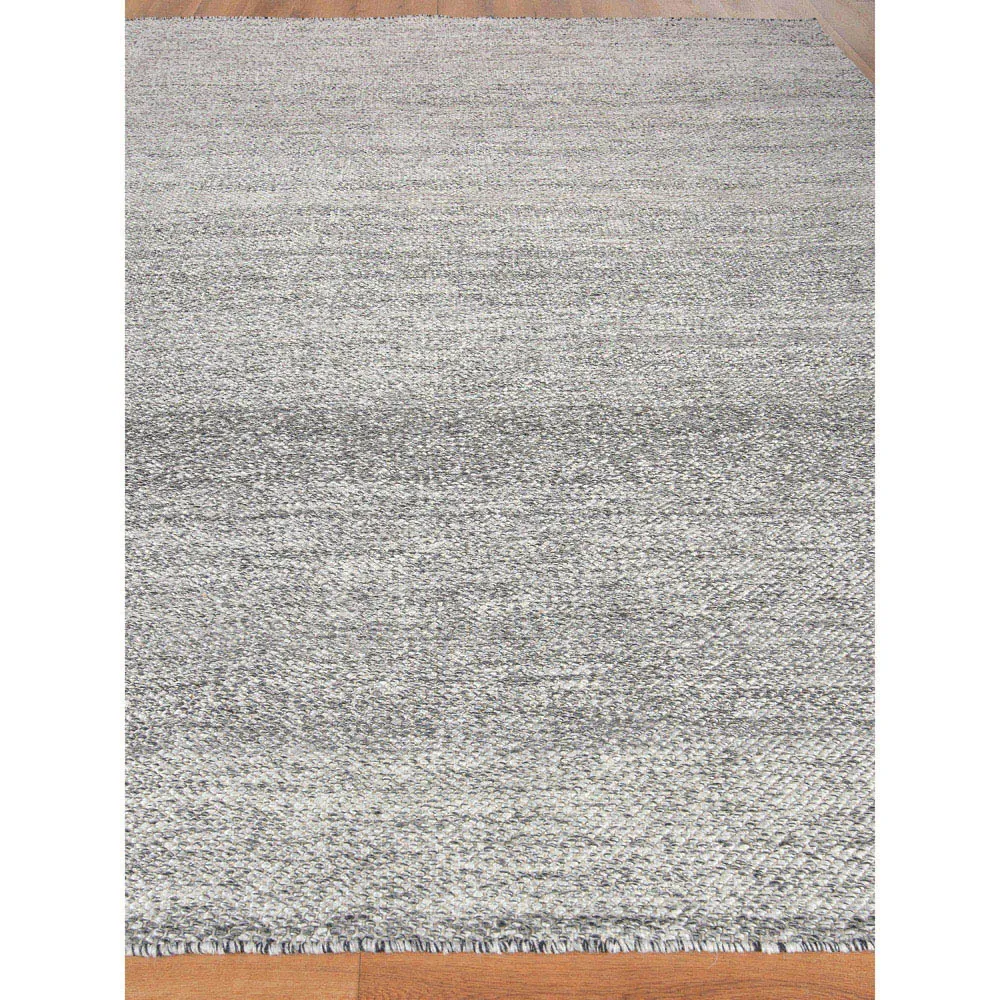 Soleil Patterned Rug Sample - Black, PET Yarn