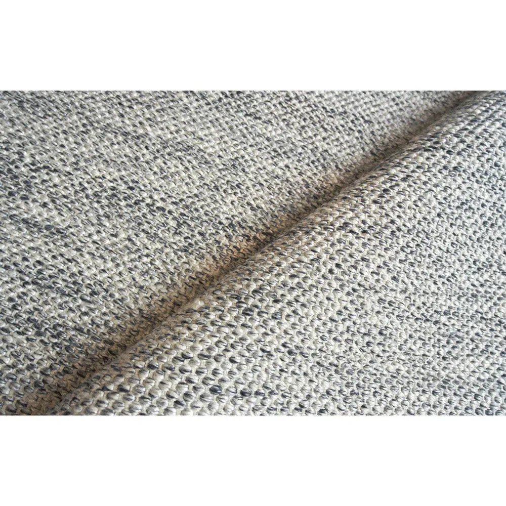 Soleil Patterned Rug Sample - Black, PET Yarn