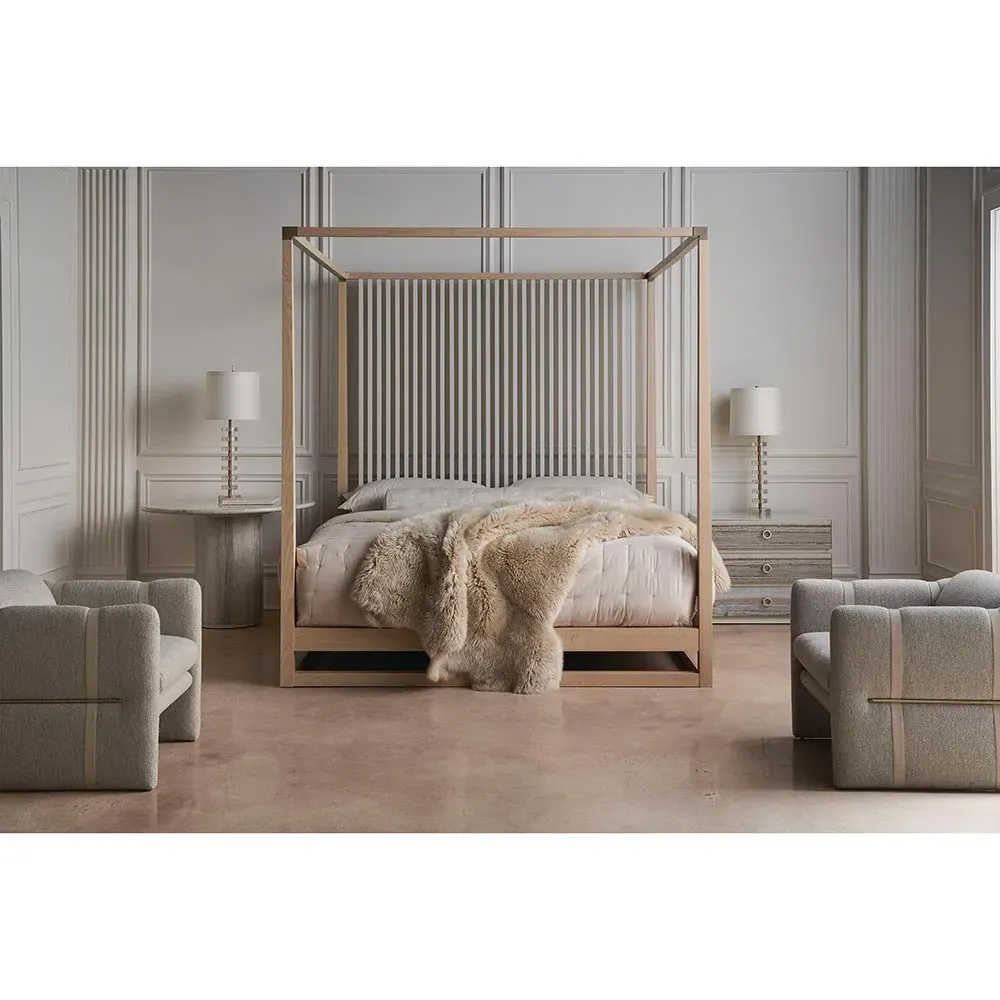 Solen 6 Drawer Nightstand - Grey, Wood