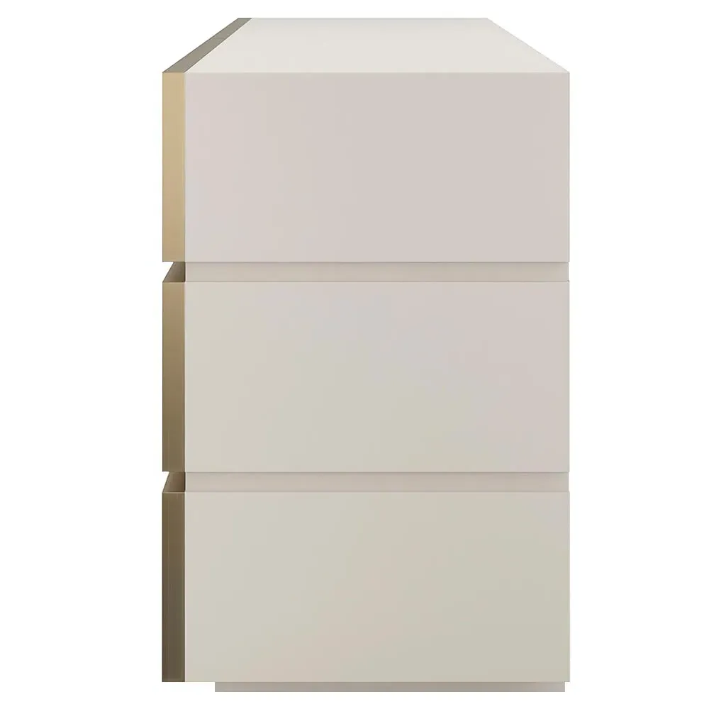 Solen Double Dresser - Grey, Wood