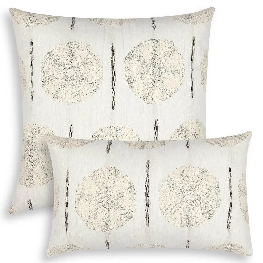 Solstice Square Throw Pillow - Sand