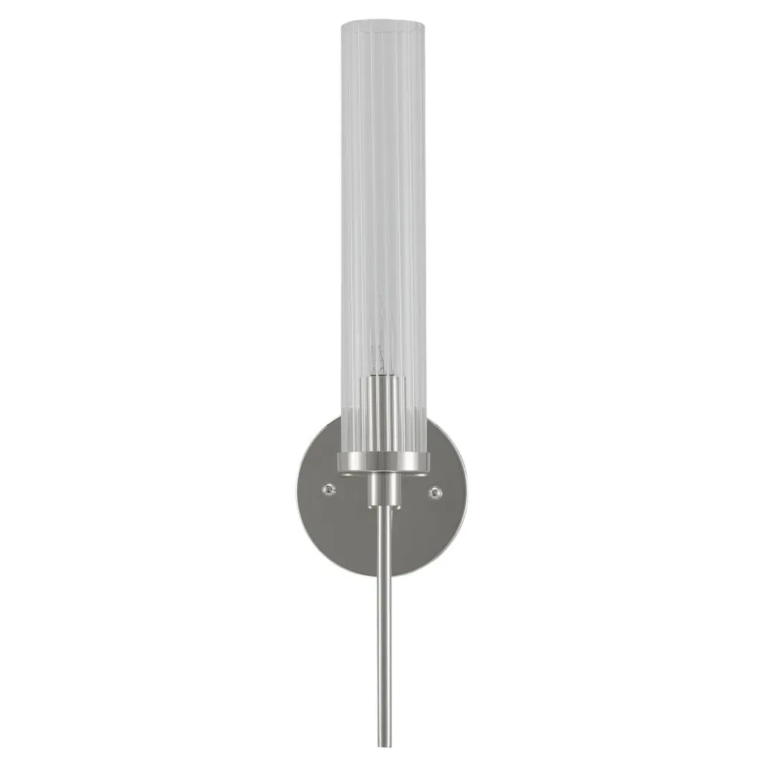 Sondra Wallchiere Sconce - Polished Nickel, Steel
