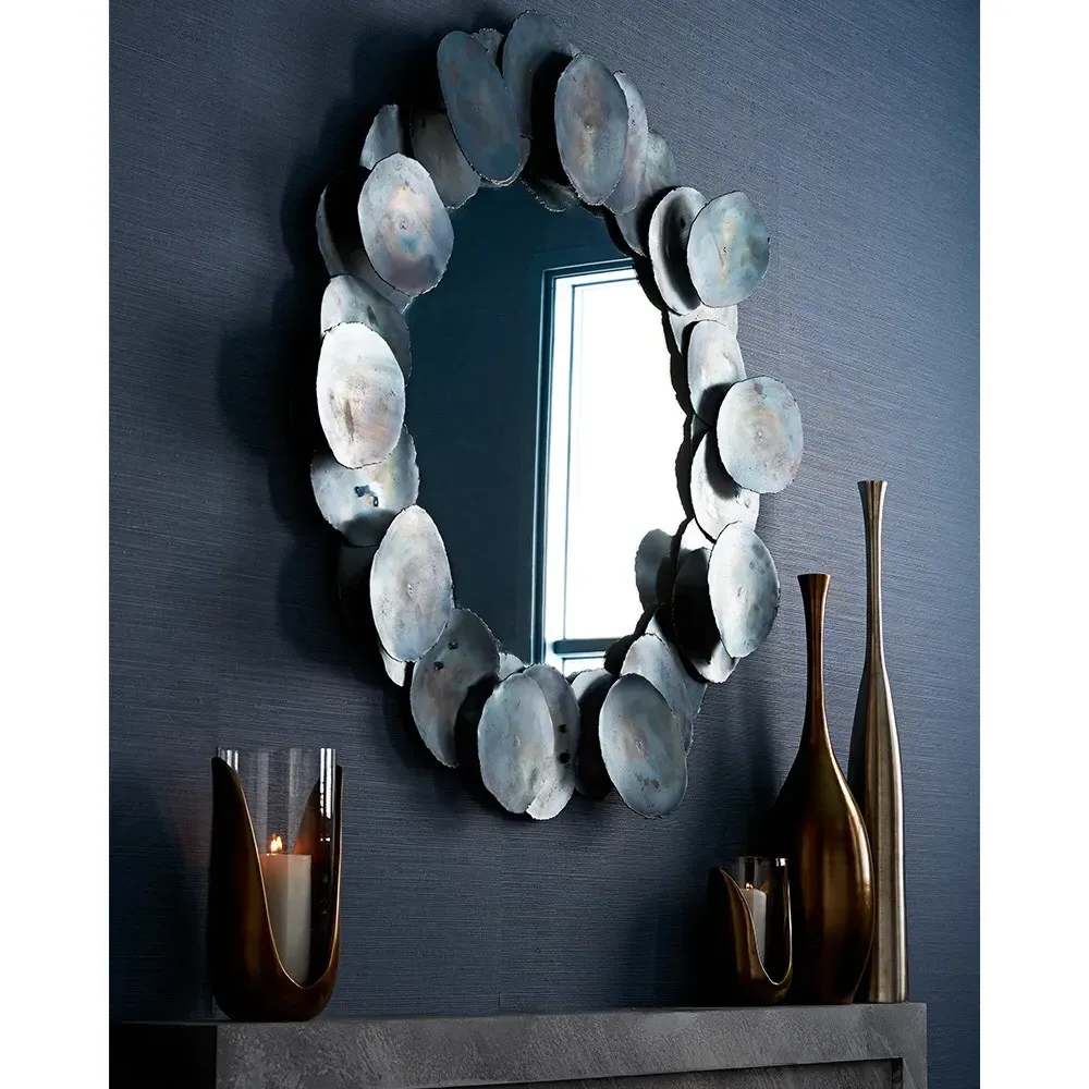 Sonia Glass Vases Set of 2 - Antique Brass, Glass