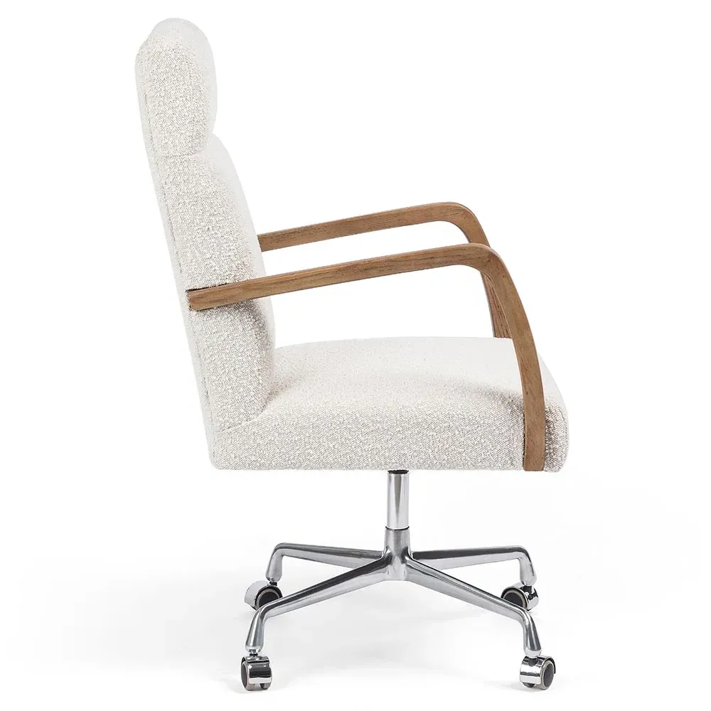 Sonn Office Chair - Cream, Boucle