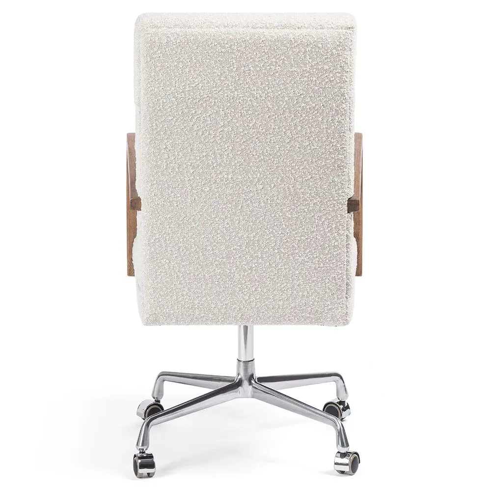Sonn Office Chair - Cream, Boucle