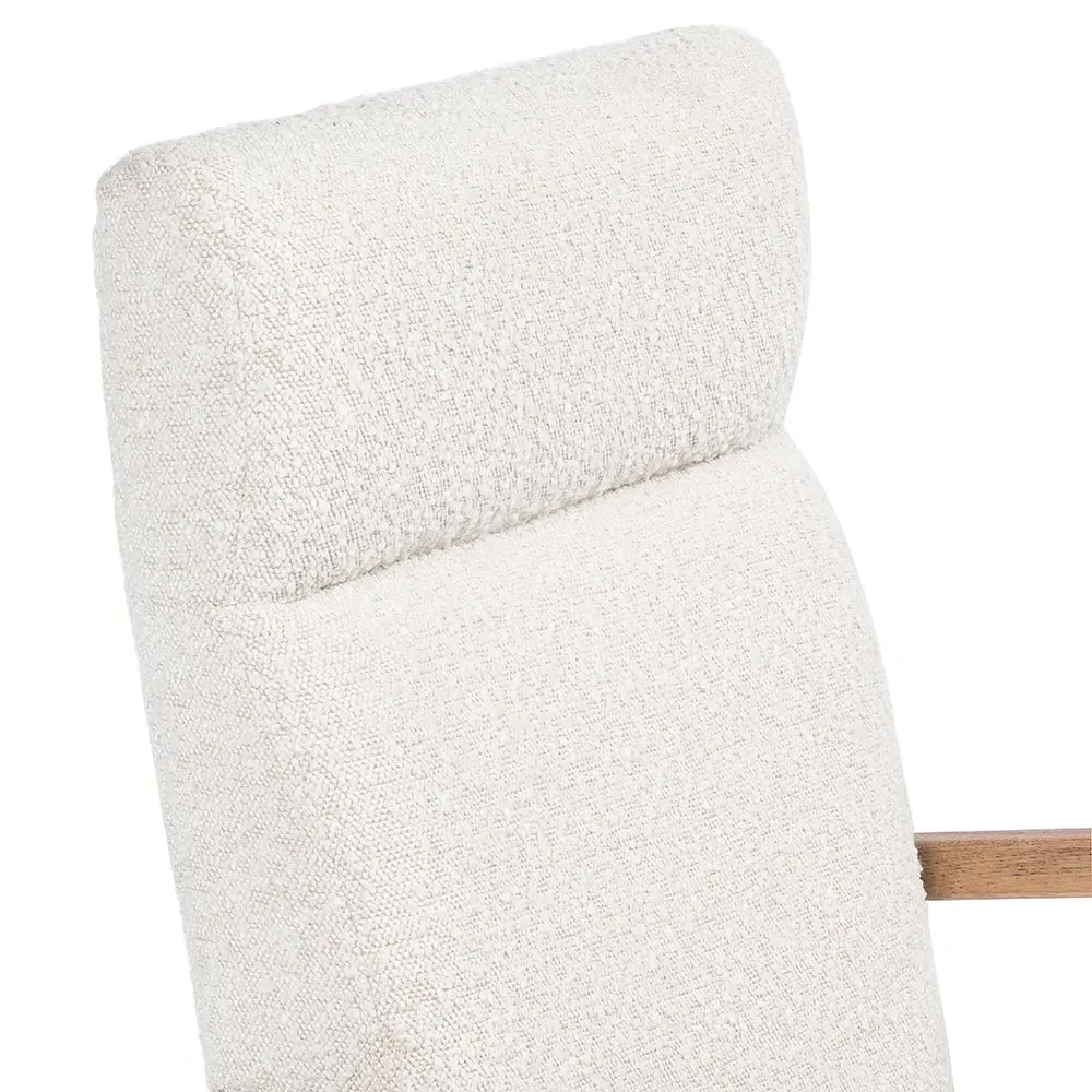 Sonn Office Chair - Cream, Boucle