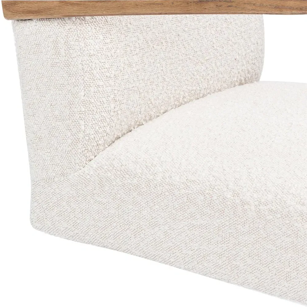 Sonn Office Chair - Cream, Boucle