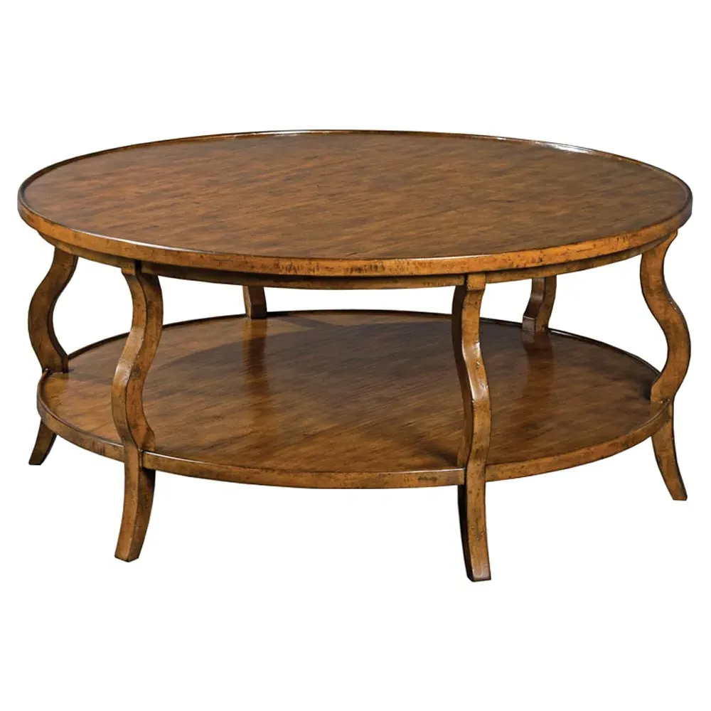 Sonoma Round Coffee Table - Brown, Cherry Wood image