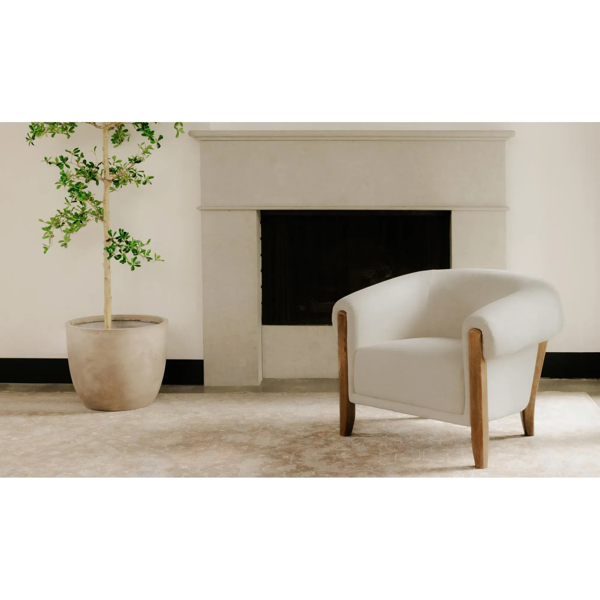 Sophia Arm Chair - Cream