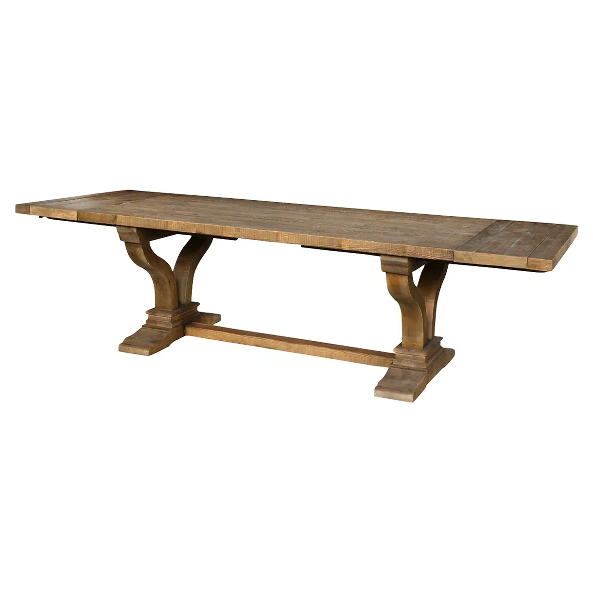 Sophia Rectangular Extendable Dining Table - Brown, Pine