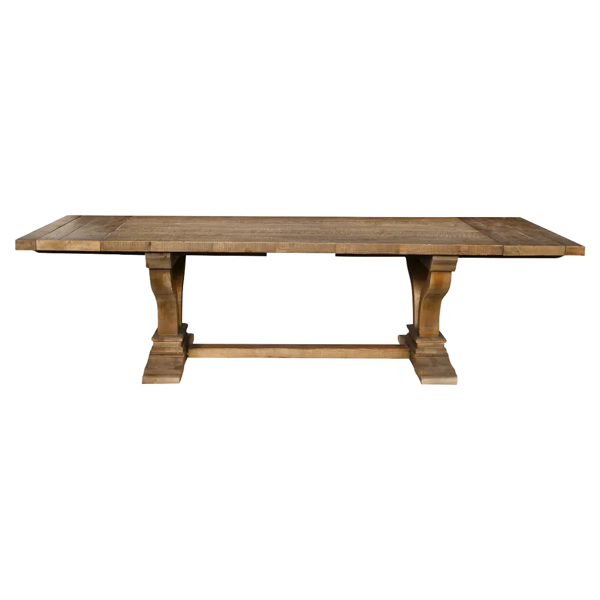 Sophia Rectangular Extendable Dining Table - Brown, Pine