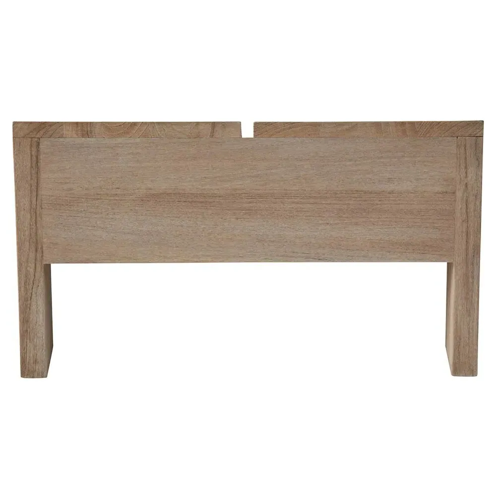 Sophia Teak Adirondack Ottoman - Brown