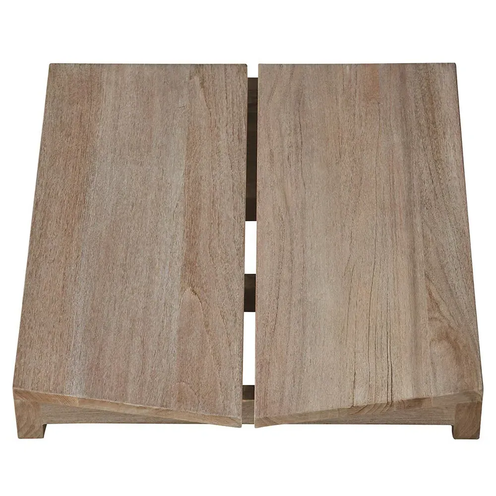 Sophia Teak Adirondack Ottoman - Brown